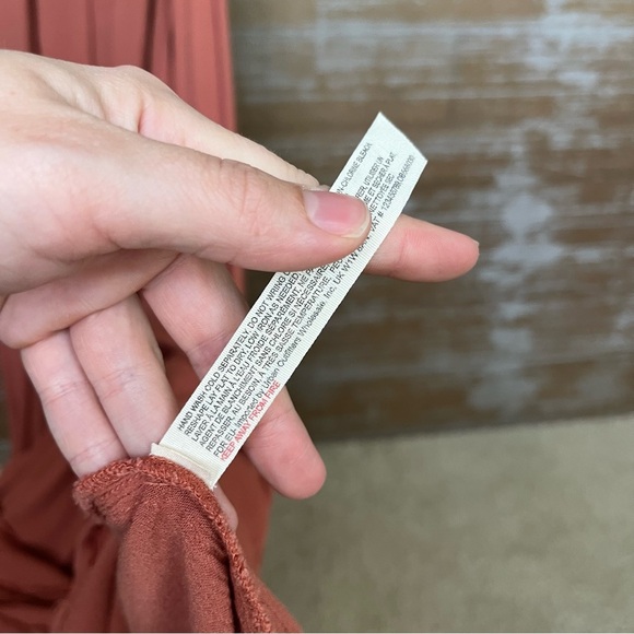 Free People Grommet Maxi Dress Slit Rayon Boho Western Summer Beachy Womens XS - Picture 4 of 9